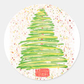 Sticker Rond Noël (Devant)