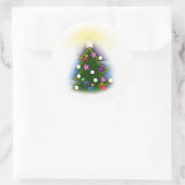 Sticker Rond Noël (Sac)