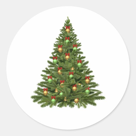 Sticker Rond Noël (Devant)