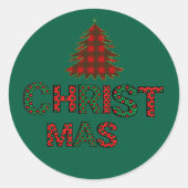 Sticker Rond Noël (Devant)