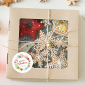 Sticker Rond Noël