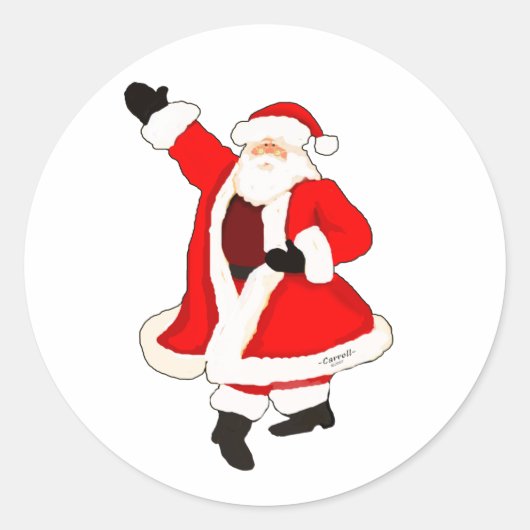 Sticker Rond Noël (Devant)