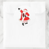 Sticker Rond Noël (Sac)