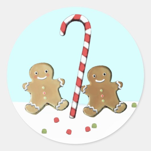 Sticker Rond Noël (Devant)