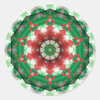 Sticker Rond Noël