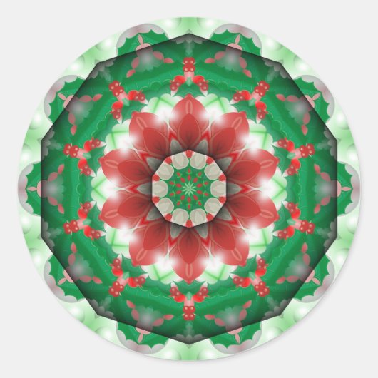 Sticker Rond Noël (Devant)