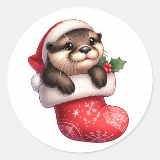 Sticker Rond Noël (Devant)