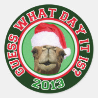 Noël 2013 Hump Day Camel Devinez Quel Jour C'Est