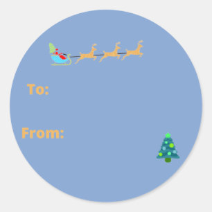 Sticker Rond Noël 2022 à, du plaisir