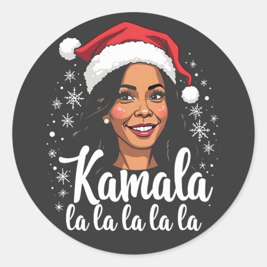 Sticker Rond noël 2025, (Devant)