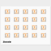 Sticker Rond Noël 4 RSD Flèches de neige (Feuille)