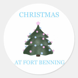 Sticker Rond Noël À Fort Benning 9