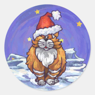 Sticker Rond Noël au gingembre