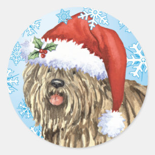 Sticker Rond Noël Bergamasco