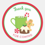 STICKER ROND NOËL CUITS ET CACAO (Devant)