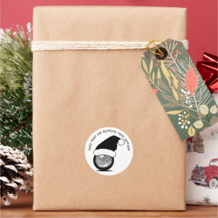 Sticker Rond Noël de la balle de golf