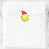 Sticker Rond Noël de tennis (Sac)