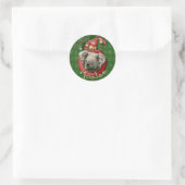 Sticker Rond Noël - Deck the Halls - Koalas (Sac)