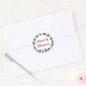 Sticker Rond Noël des Meow-ry (Enveloppe)