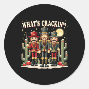 Sticker Rond Noël des Noisettes Occidentales de Noël