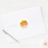 STICKER ROND NOËL EN JUILLET (Enveloppe)