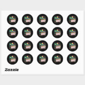 Sticker Rond Noël en juillet 1 (Feuille)
