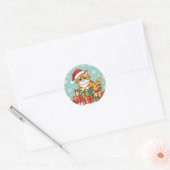 Sticker Rond Noël Grincheux (Enveloppe)
