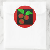 Sticker Rond Noël Holly II (Sac)