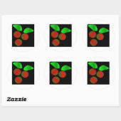 Sticker Rond Noël Holly III (Feuille)