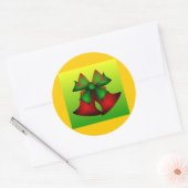 Sticker Rond Noël IV (Enveloppe)