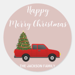 Sticker Rond noël joyeux et princesse brillante