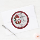 Sticker Rond Noël - Les Gnomes du temps les plus merveilleux (Enveloppe)