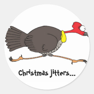 Sticker Rond Noël n'est pas un bon moment si vous êtes une dind