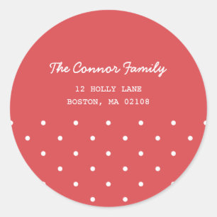 Sticker Rond Noël souhaite la collection