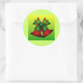 Sticker Rond Noël VII (Sac)