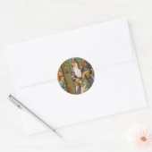 Sticker Rond Noël vintage (Enveloppe)