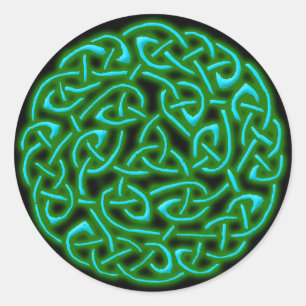 Sticker Rond noeud Celtic Warior Shield