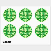 Sticker Rond Noeud celtique (Stickers ronds) (Feuille)