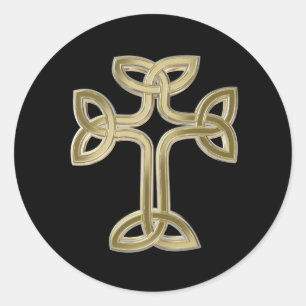 Sticker Rond noeud de croix celtique