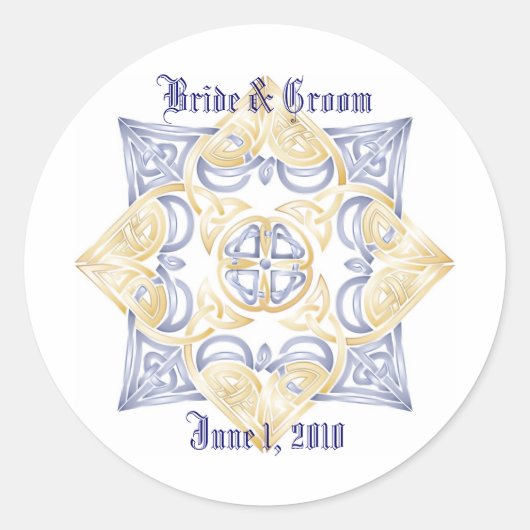 Sticker Rond noeud Mariage celte (Devant)