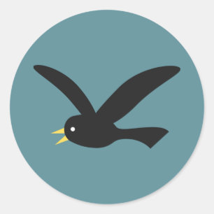 Sticker Rond Noir