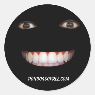 Sticker Rond Noir
