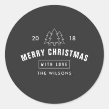 Noir et blanc moderne Noël