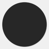 Sticker Rond Noir mat (Devant)