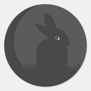 STICKER ROND NOIR SORTI