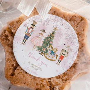 Sticker Rond Noisette Anniversaire Sugar Plum