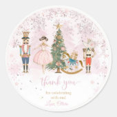 Sticker Rond Noisette Anniversaire Sugar Plum (Devant)