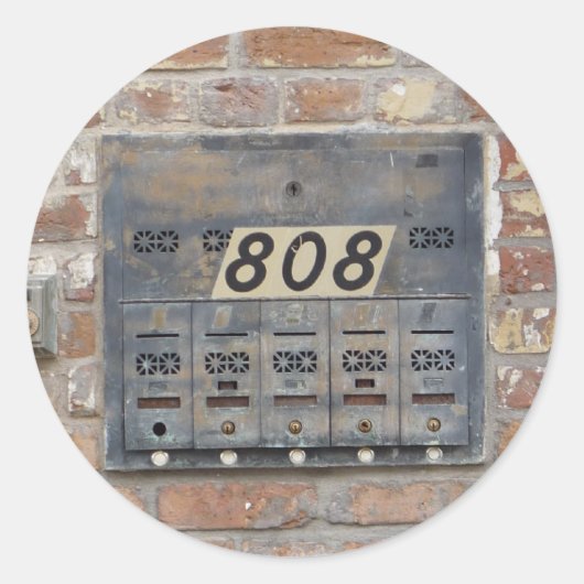 Sticker Rond NOLA Bangs comme un 808 (Devant)