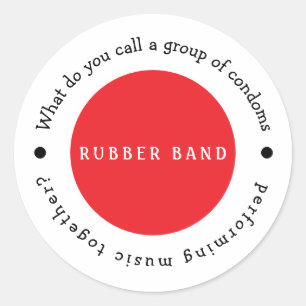 Sticker Rond Nom de groupe musical