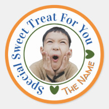 Nom de photo spéciale friandise pour vous Orange